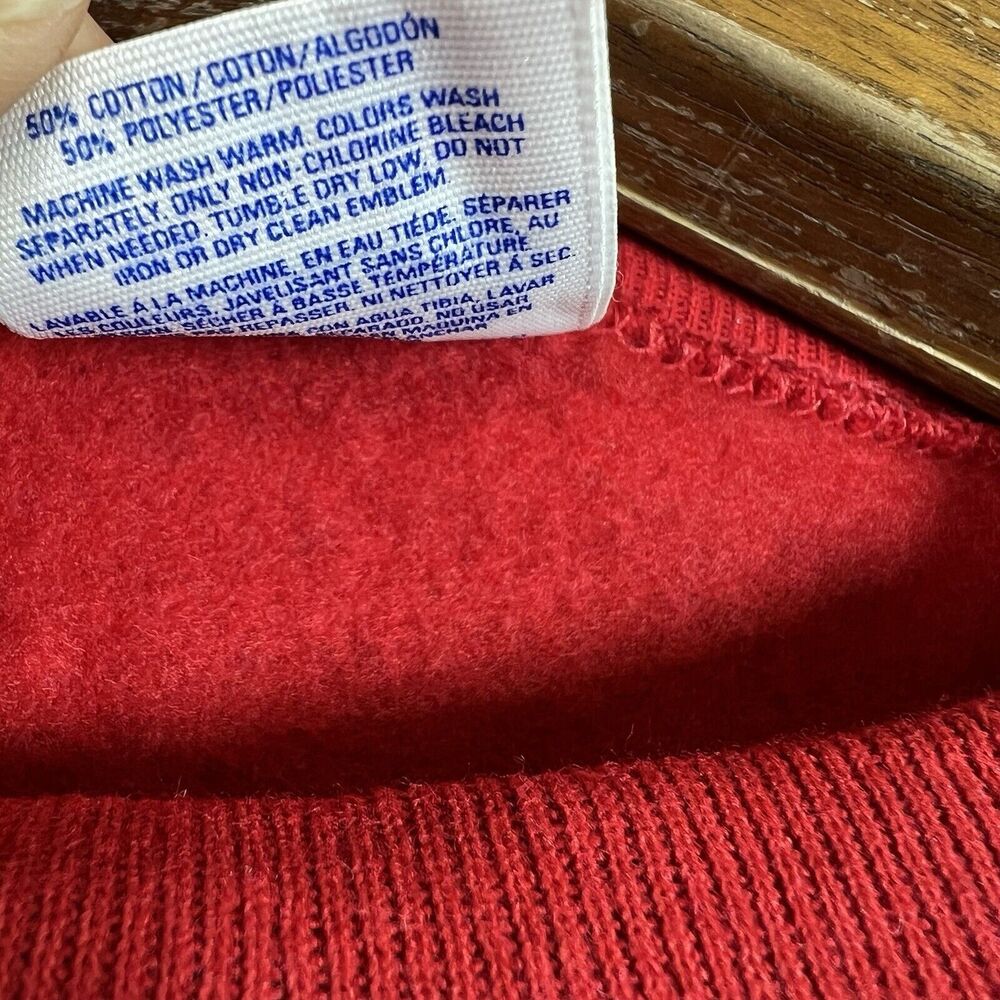 Vintage Jerzees Killen Scottie Dog Sweatshirt Red Crewneck Pullover Size M - Picture 8 of 10